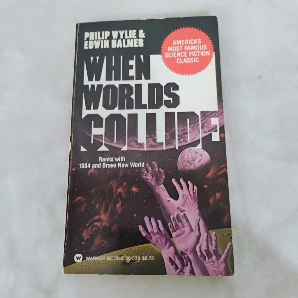 When Worlds Collide Philip Wylie Edwin Balmer Warner Books Sci-Fi Paperback Vtg